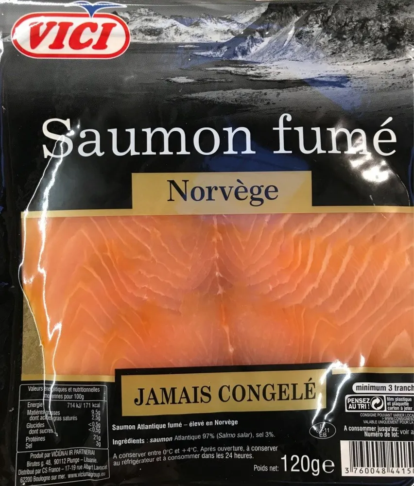 Saumon Atlantique Fumé