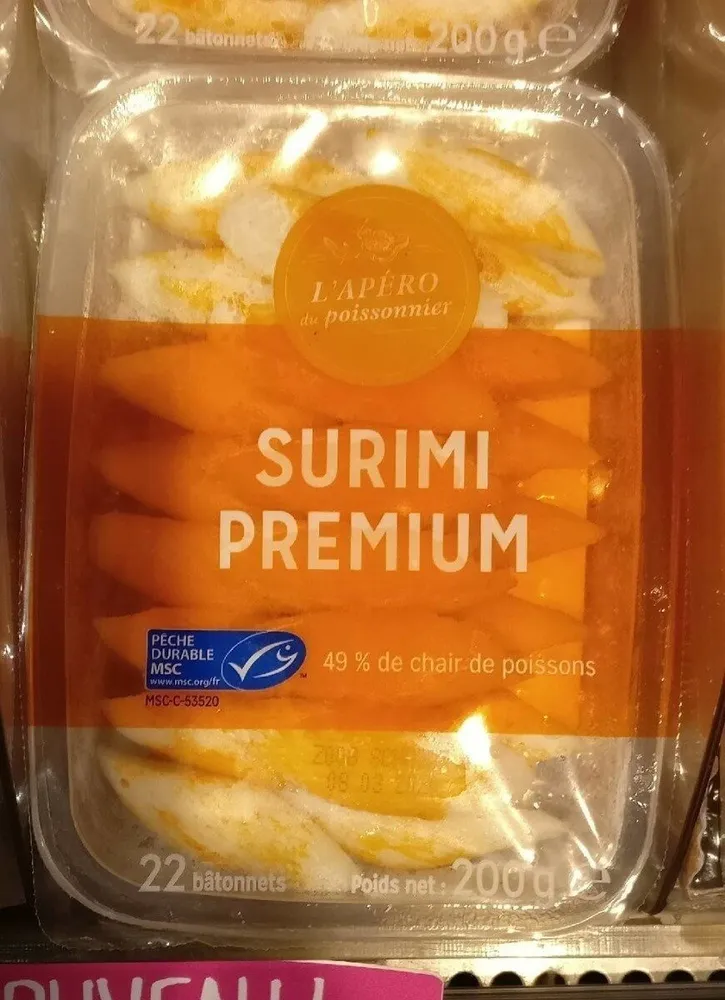 Surimi de chair de poisson