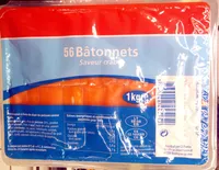 56 bâtonnets saveur crabe