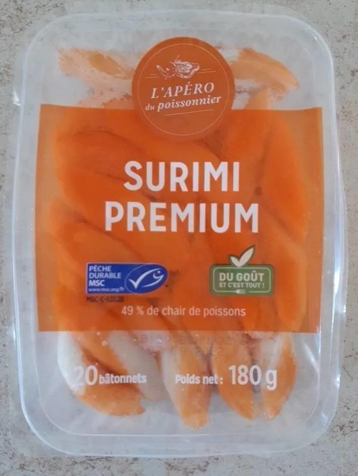 Surimi premium du chair de poisson sauvage