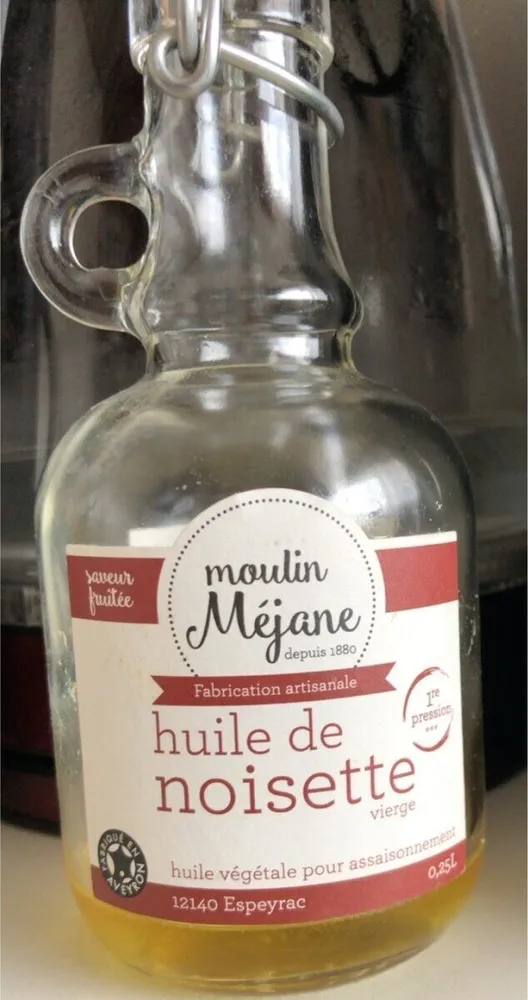 Huile de noisette 1re pression