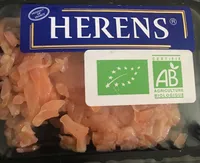 Lardons de saumon fumé biologiques