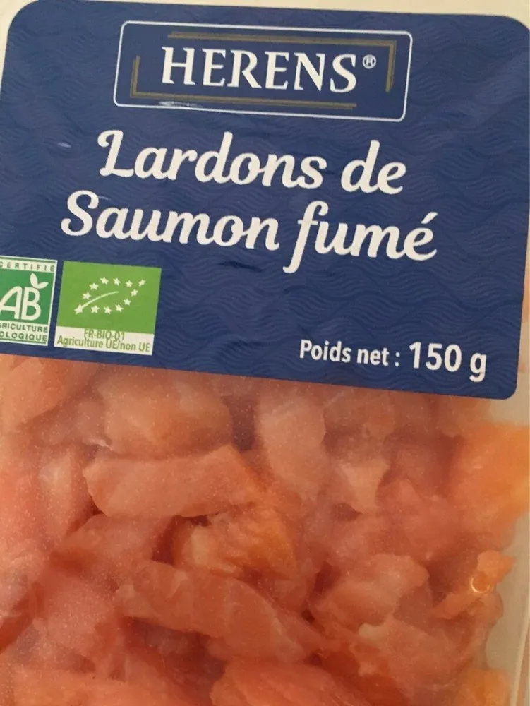 Lardons de saumon fumé