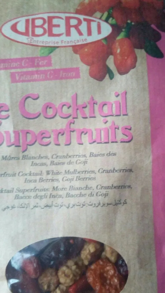 Le cocktail superfruits