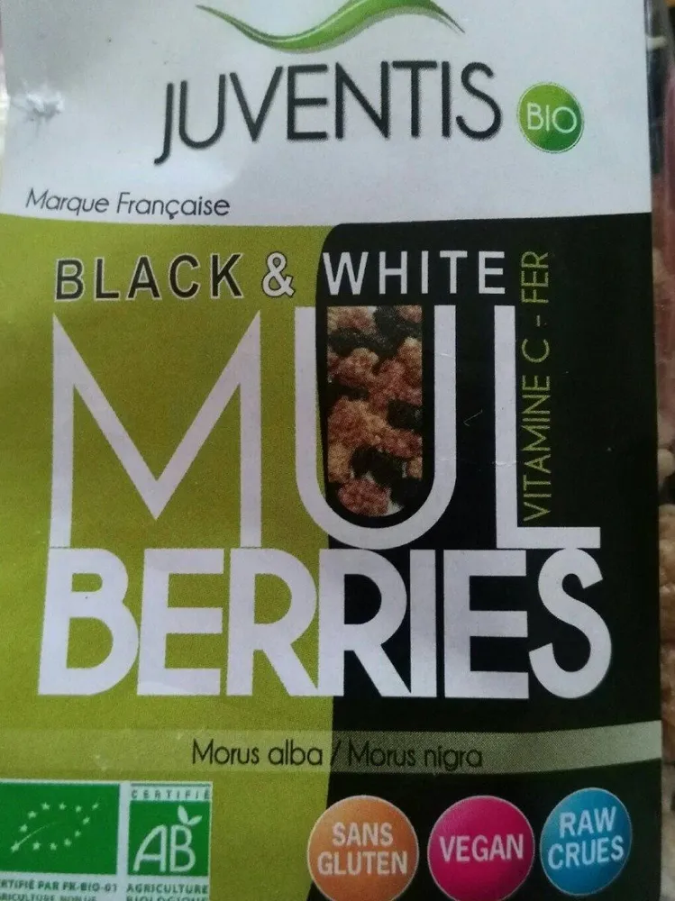 Black and white mulberries