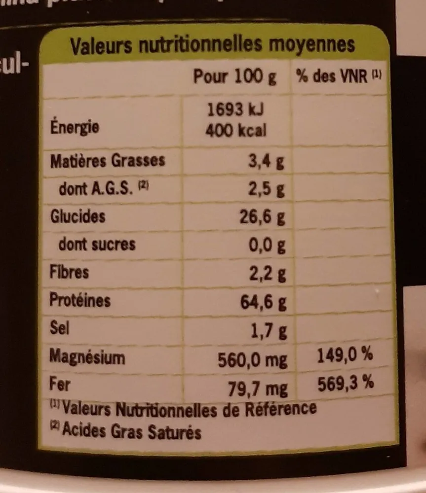 Spiruline bio