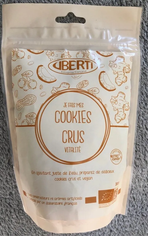 Je fais mes cookies crus