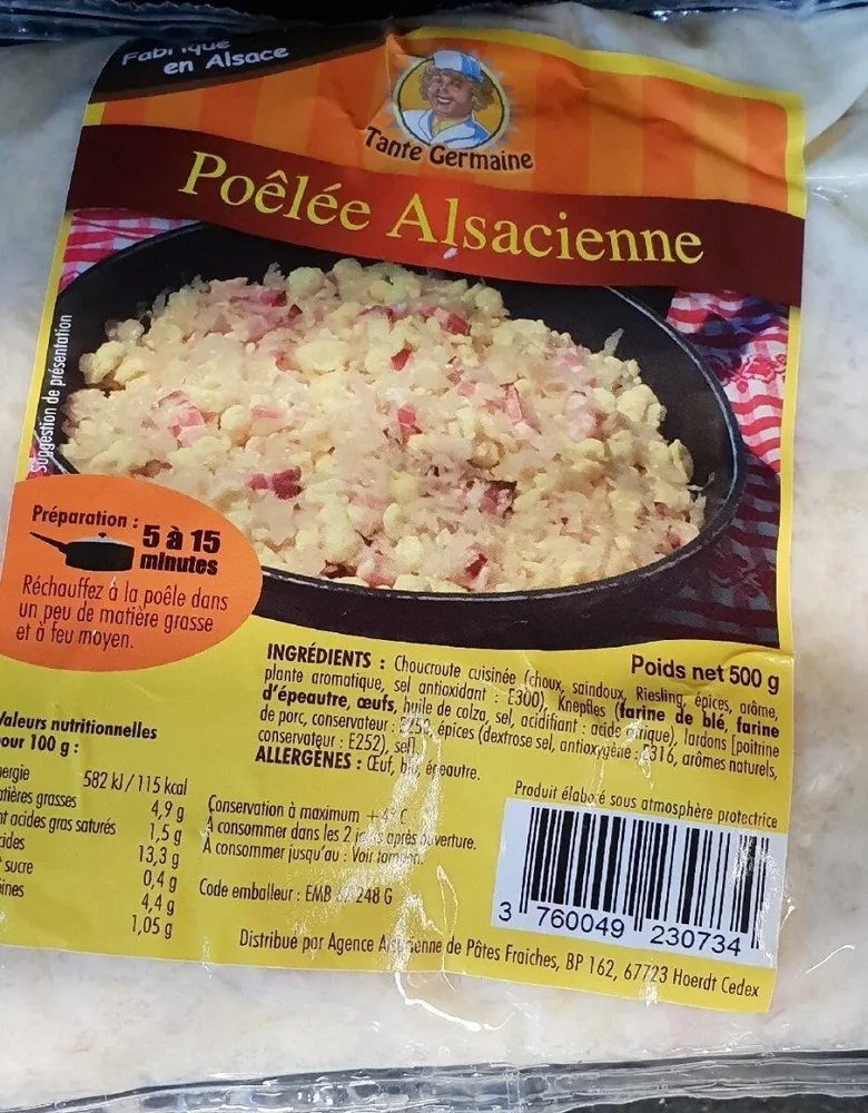 Poêlée alsacienne
