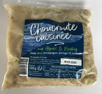 Choucroute cuisinée aux algues et riesling