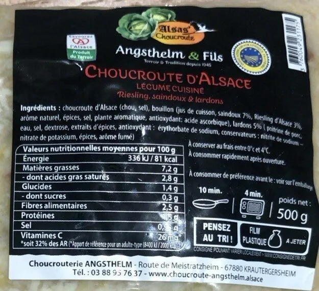 Choucroute d’alsace