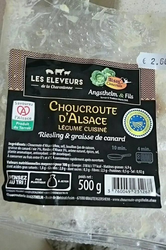 Choucroute d'Alsace