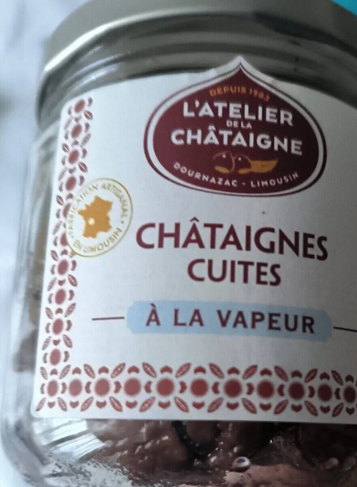 Châtaignes cuites à la vapeur