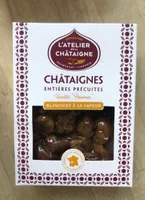 Châtaignes entières précuites