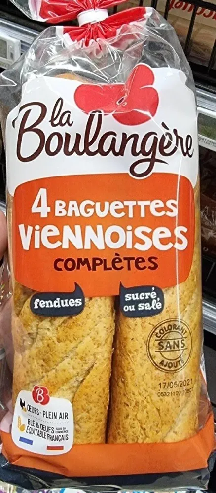 4 baguettes viennoises