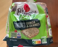 Tartines quinoa et graines