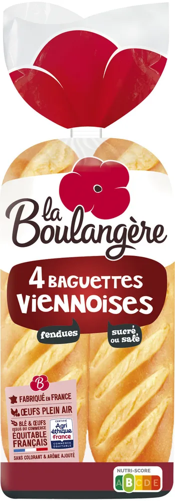 4 Baguettes viennoises 340g