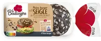 Pains burger seigle & flocons de ble 250g