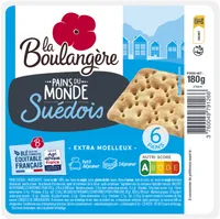 6 pains suedois 180g
