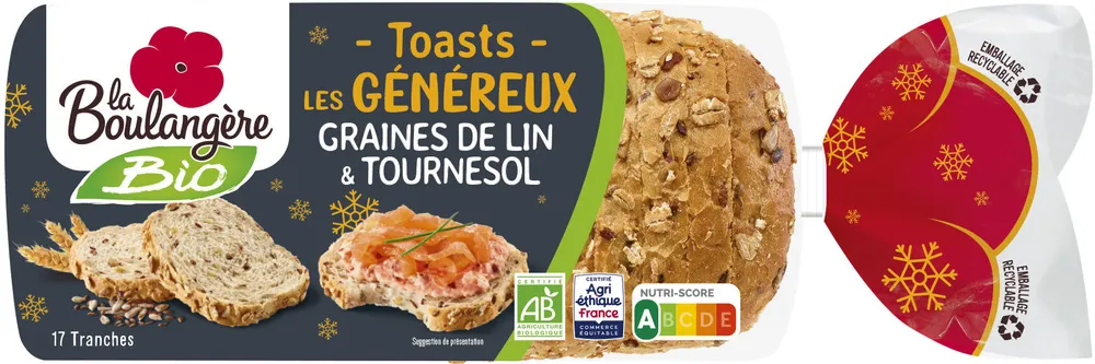 Les généreux graines de lin & tournesol