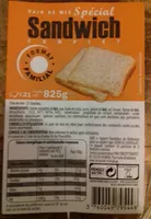 Pain de mie spécial sandwich complet