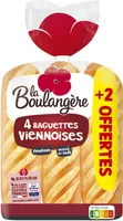 4 Baguettes viennoises + 2 offertes 510g