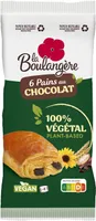 6 pains au chocolat  100% Végétal