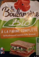 Pain de mie tranché à la farine complète