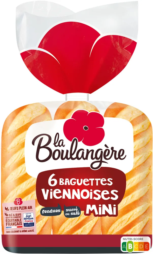 6 Baguettes viennoises mini 330g