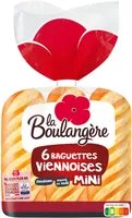6 Baguettes viennoises mini 330g