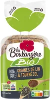 Pain de table Bio aux graines de lin & tournesol 400g