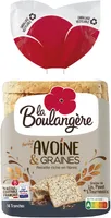 Pain de mie grandes tranches Avoine & Graines 500g
