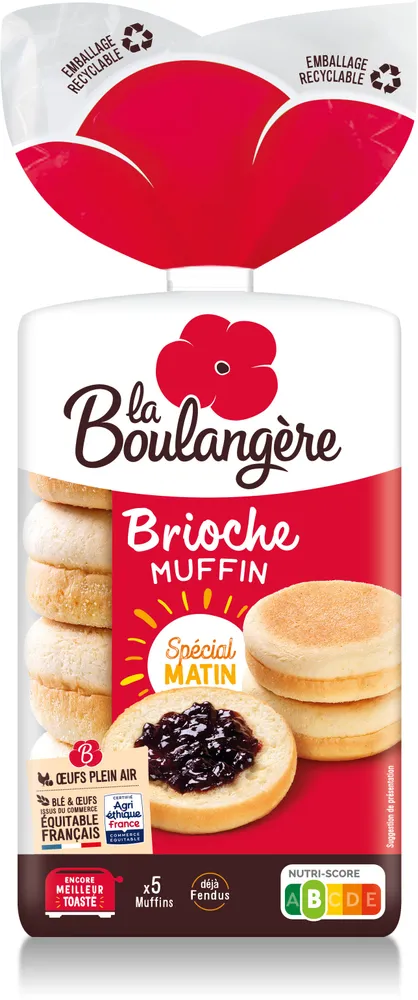 Brioche Muffin x 5 250g