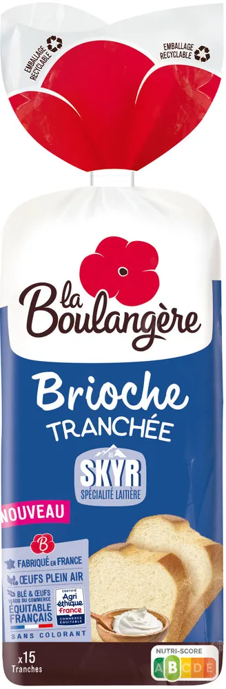 Brioche tranchée skyr