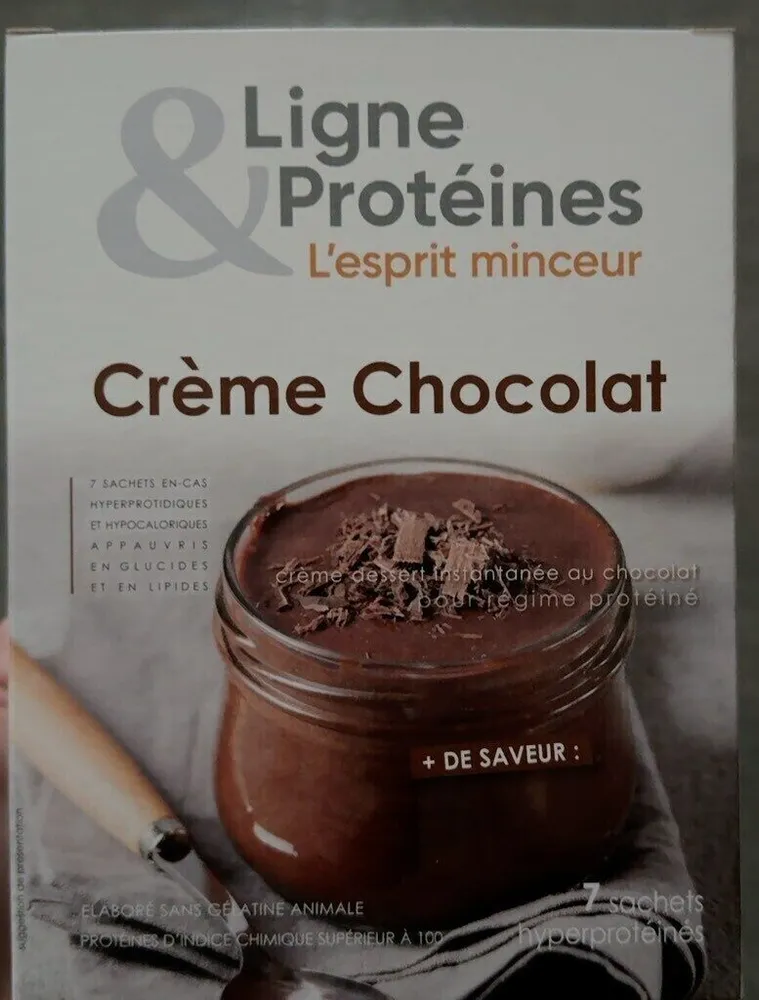 Creme chocolat hyperprotéinée