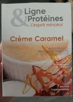 Creme caramel hyperprotéiné