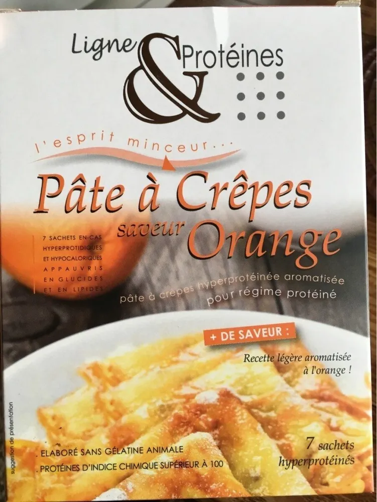 Pate a crêpes orange