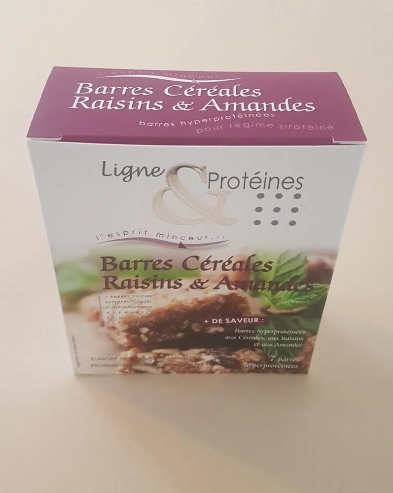 Barres Céréales Raisins et Amandes