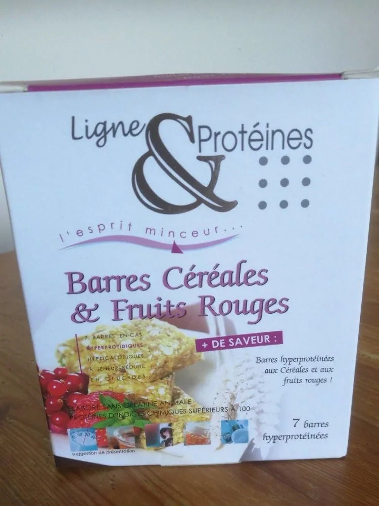 Barres céréales fruits rouges