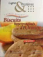 Biscuit hyperproteine a l'orange