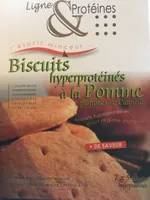 Biscuits hyperprotéinés à la pomme parfumés de canelle
