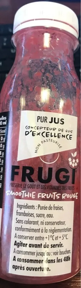 Smoothie fruits rouge