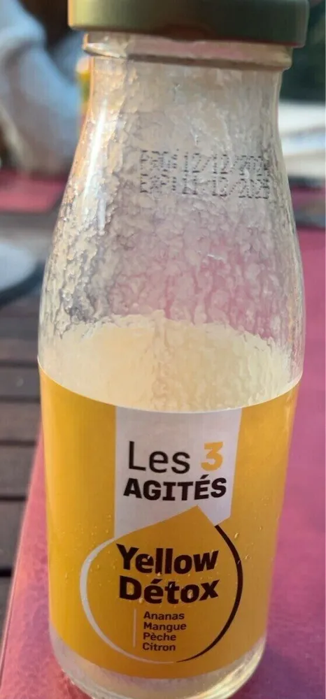 Yellow Détox Ananas, Mangue, Pêche, Citron
