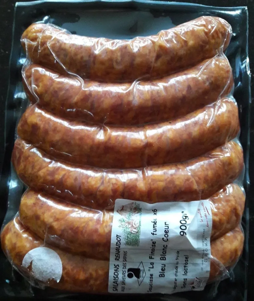Saucisse la finoise fumé