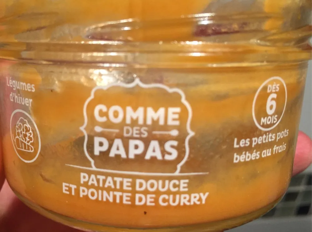 Patate douce et pointe de curry