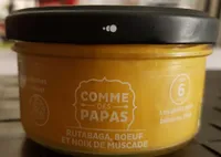 Petit pot 6 mois Rutabaga, Bœuf et Noix de muscade