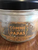 Parmentier de topinambour et sauté de boeuf