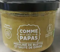 Mouliné de blette et sauté de dinde