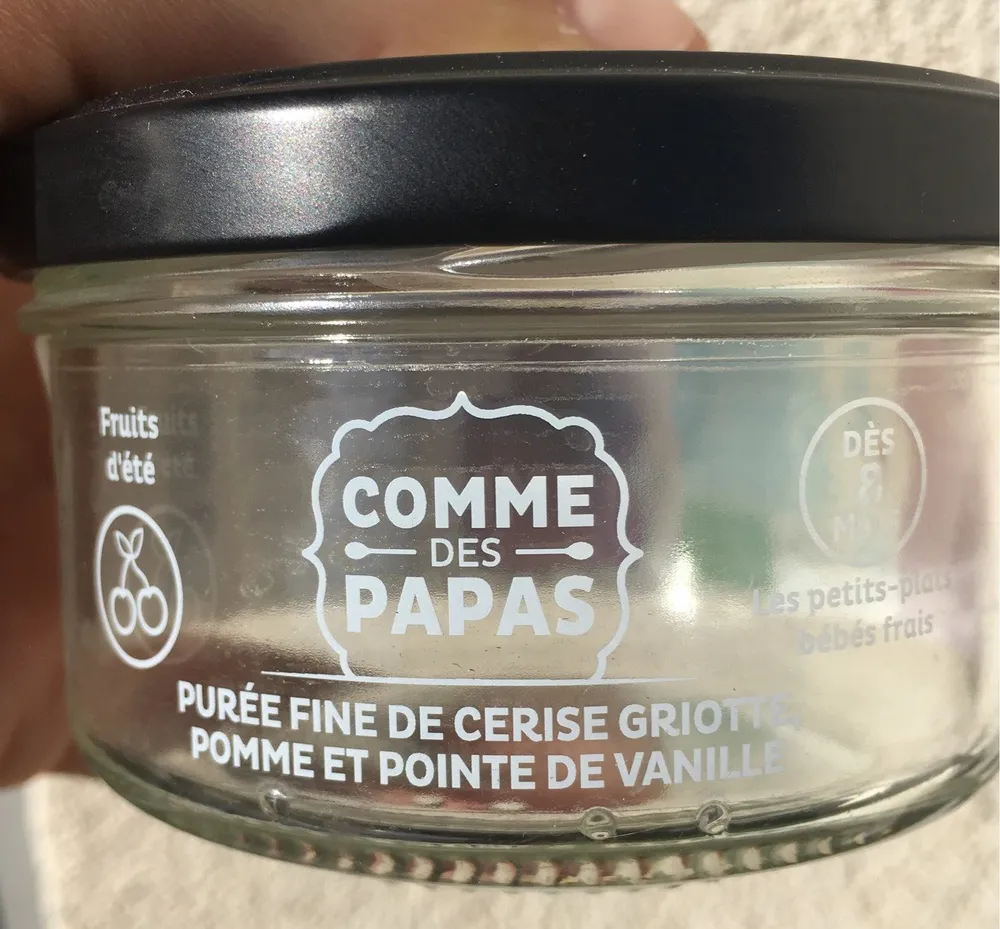 Puree fine de cerise griotte
