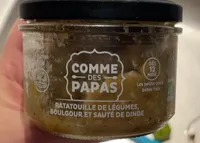 Ratatouille de légumes boulgour et sauté de dinde