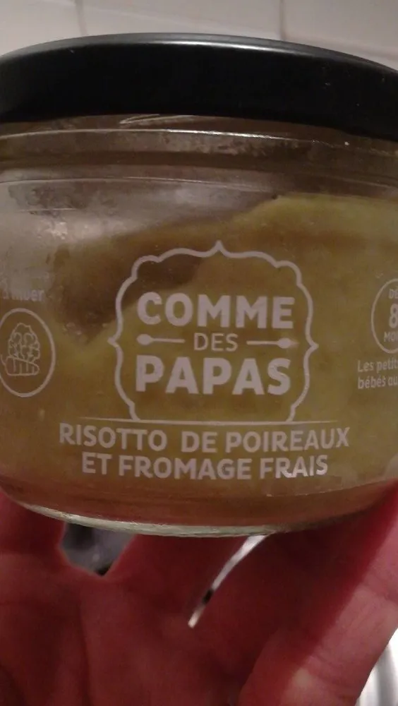Risotto de Poireaux et Fromage Frais Bio, 180g